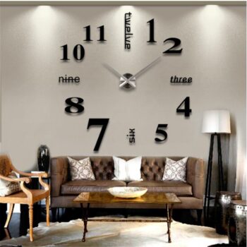 Digit Number Wooden Wall DIY Clock (DN1)