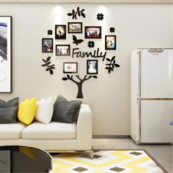 3D Wooden Family Tree Home Decor (3DWF)